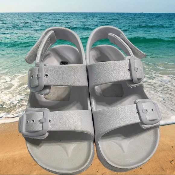 Cream and White Water Shoes with Fun Designs Set of 2 - Picture 3 of 11